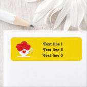 Alice Whimsical Wonderland Tea Party Birthday Etiket (Insitu)