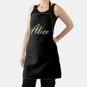Alice white gold Handwriting Küchenschürze Schort (Insitu)
