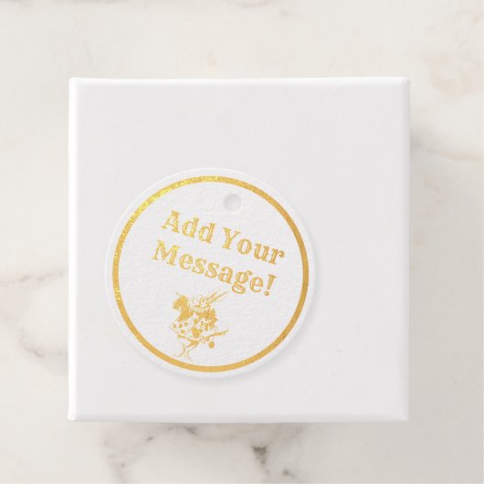 Alice White Rabbit Bedankjes Labels (Met doos)