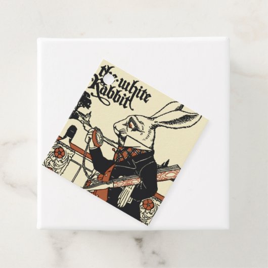 Alice White Rabbit Classic Wonderland Bedankjes Labels (In situ)