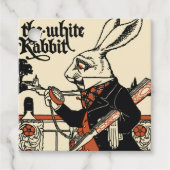 Alice White Rabbit Classic Wonderland Bedankjes Labels (Voorkant)