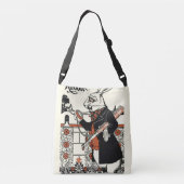 Alice White Rabbit Classic Wonderland Crossbody Tas (Achterkant)