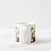 Alice White Rabbit Classic Wonderland Espresso Kop (Achterkant)