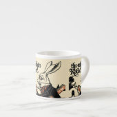 Alice White Rabbit Classic Wonderland Espresso Kop (Voorkant rechts)