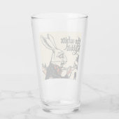 Alice White Rabbit Classic Wonderland Glas (Achterkant)