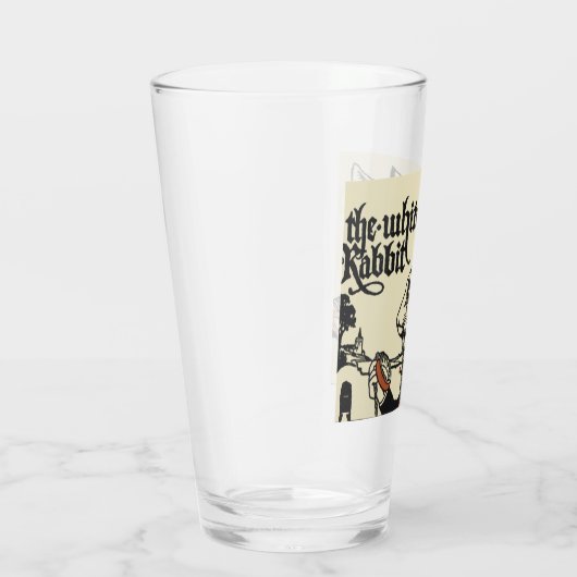 Alice White Rabbit Classic Wonderland Glas (Rechts)