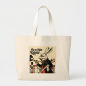Alice White Rabbit Classic Wonderland Grote Tote Bag (Voorkant)