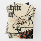 Alice White Rabbit Classic Wonderland Inpakpapier Vel (In situ)