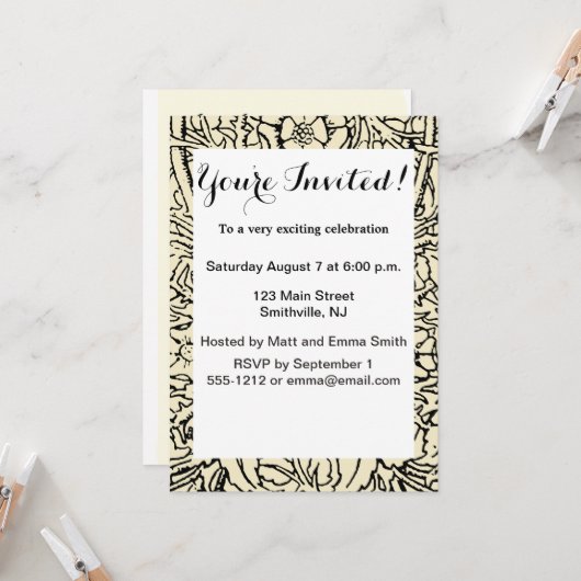 Alice White Rabbit Classic Wonderland Kaart (Voorkant / Achterkant in situ)