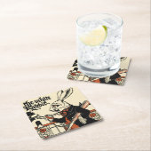 Alice White Rabbit Classic Wonderland Kartonnen Onderzetters (Insitu)