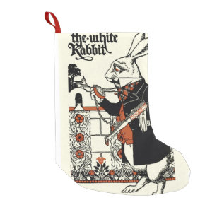 Alice White Rabbit Classic Wonderland Kleine Kerstsok