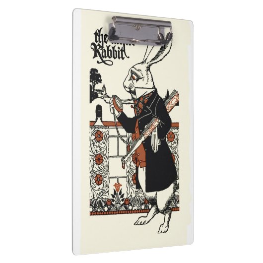 Alice White Rabbit Classic Wonderland Klembord (Rechts)
