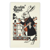 Alice White Rabbit Classic Wonderland Mini Klembord (Achterkant)