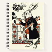 Alice White Rabbit Classic Wonderland Notitieboek (Voorkant)