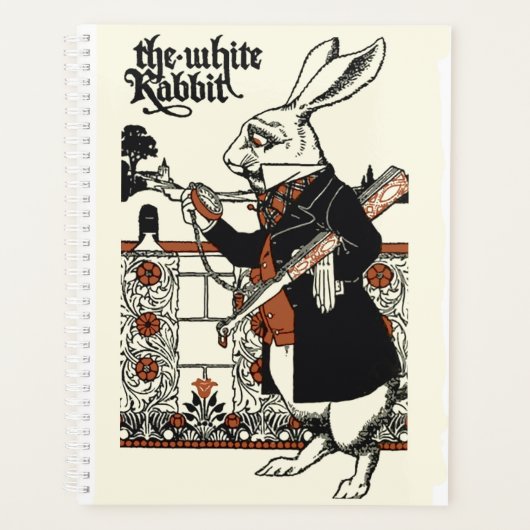 Alice White Rabbit Classic Wonderland Planner (Voorkant)