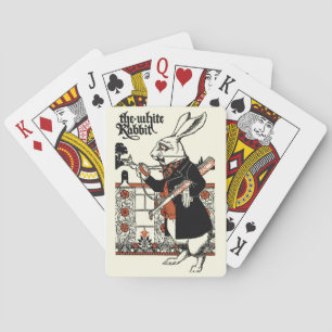 Alice White Rabbit Classic Wonderland Pokerkaarten