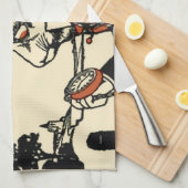 Alice White Rabbit Classic Wonderland Theedoek (Quarter Fold)