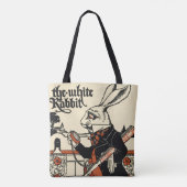 Alice White Rabbit Classic Wonderland Tote Bag (Achterkant)