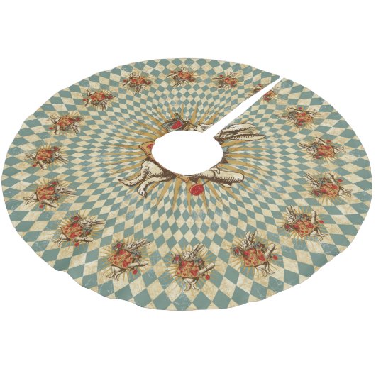  Alice White Rabbit Kerstboom Rok (Gekanteld)