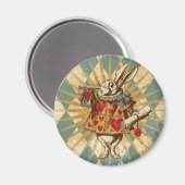  Alice White Rabbit Magneet (Voorkant / Achterkant)