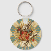  Alice White Rabbit Sleutelhanger (Voorkant)