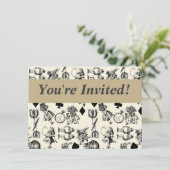 Alice White Rabbit Wonderland Cheshire Cat Kaart (Staand voorkant)