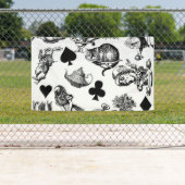 Alice White Rabbit Wonderland Cheshire Cat Spandoek (Insitu)