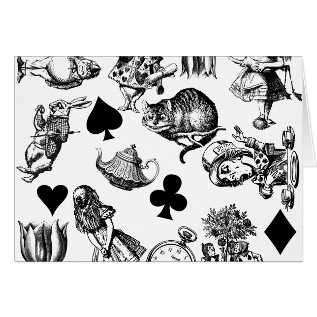 Alice White Rabbit Wonderland Classic (Voorkant Horizontaal)