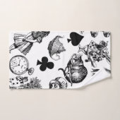 Alice White Rabbit Wonderland Classic Bad Handdoek (Handdoek)