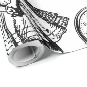 Alice White Rabbit Wonderland Classic Cadeaupapier (Rol Hoek)