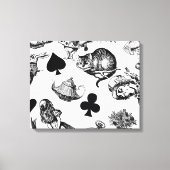 Alice White Rabbit Wonderland Classic Canvas Afdruk (Voorkant)