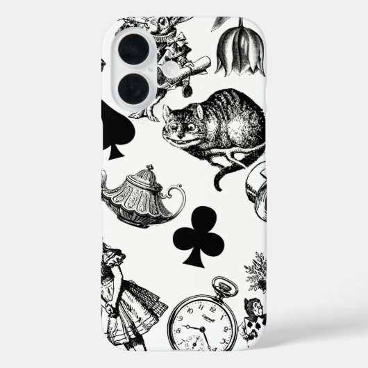 Alice White Rabbit Wonderland Classic Case-Mate iPhone Case (Achterkant)