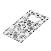 Alice White Rabbit Wonderland Classic Creditkaart Flessenopener (Achterkant Gekanteld)