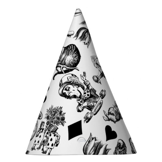 Alice White Rabbit Wonderland Classic Feesthoedjes (Rechts)