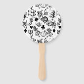 Alice White Rabbit Wonderland Classic Handwaaier (Achterkant)