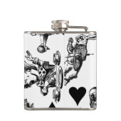 Alice White Rabbit Wonderland Classic Heupfles (Achterkant)