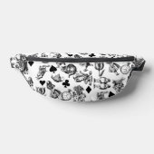 Alice White Rabbit Wonderland Classic Heuptasje (Liggend)