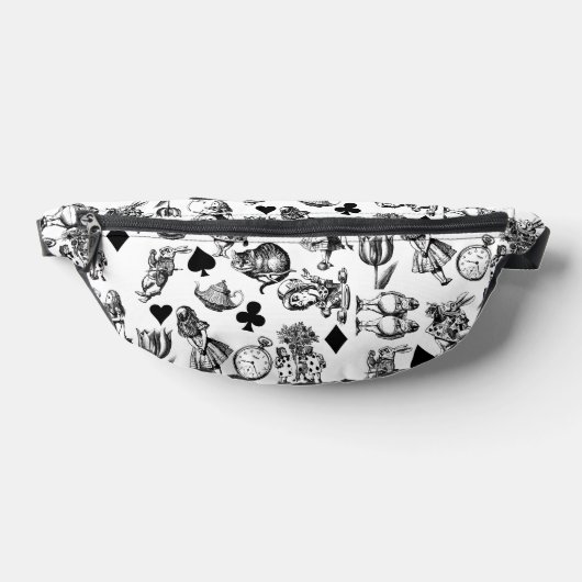 Alice White Rabbit Wonderland Classic Heuptasje (Liggend)