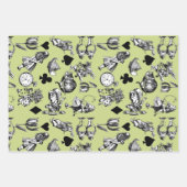 Alice White Rabbit Wonderland Classic Inpakpapier Vel (Voorkant 2)