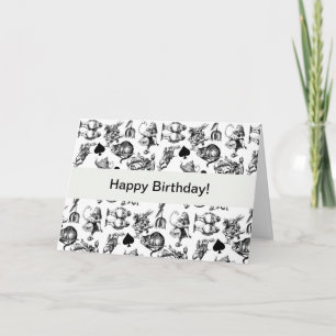 Alice White Rabbit Wonderland Classic Kaart