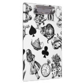 Alice White Rabbit Wonderland Classic Klembord (Rechts)