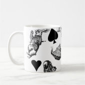 Alice White Rabbit Wonderland Classic Koffiemok (Links)