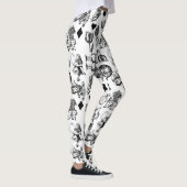 Alice White Rabbit Wonderland Classic Leggings (Rechts)