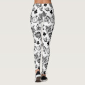 Alice White Rabbit Wonderland Classic Leggings (Achterkant)