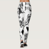 Alice White Rabbit Wonderland Classic Leggings (Achterkant)