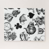 Alice White Rabbit Wonderland Classic Legpuzzel (Horizontaal)