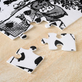 Alice White Rabbit Wonderland Classic Legpuzzel (Zijkant)