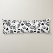 Alice White Rabbit Wonderland Classic Lichaamskussen (Achterkant)