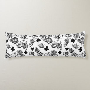 Alice White Rabbit Wonderland Classic Lichaamskussen