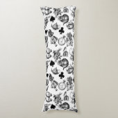 Alice White Rabbit Wonderland Classic Lichaamskussen (Voorkant Verticaal)